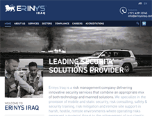 Tablet Screenshot of erinysiraq.com